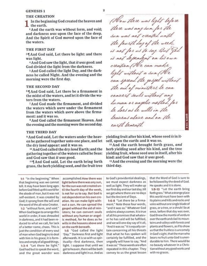Holman Spurgeon Study Bible Tan Leathertouch