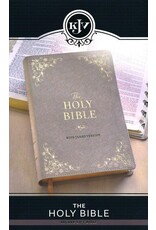 Pearlized Ivory Faux Leather King James Version Deluxe Gift Bible with Thumb Index