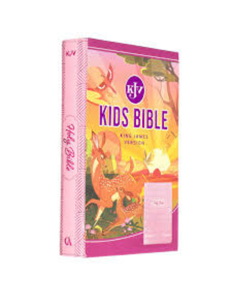 Blossom Pink Heart Faux Leather King James Version Kid's Bible
