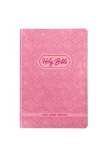 Blossom Pink Heart Faux Leather King James Version Kid's Bible