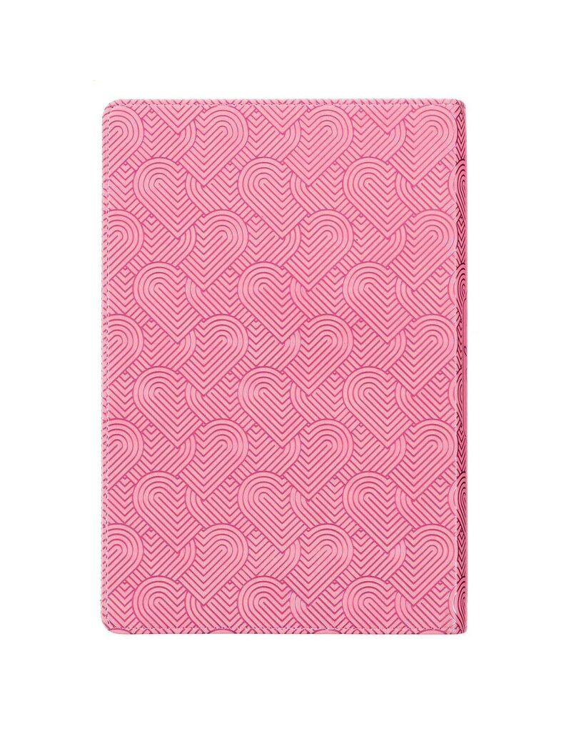 Blossom Pink Heart Faux Leather King James Version Kid's Bible