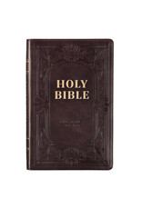 Gift Edition Bible Dark Brown Leathersoft Thumb Indexed