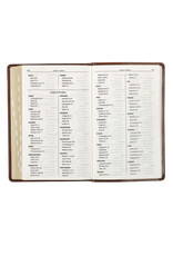 Gift Edition Bible Dark Brown Leathersoft Thumb Indexed
