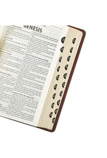 Gift Edition Bible Dark Brown Leathersoft Thumb Indexed