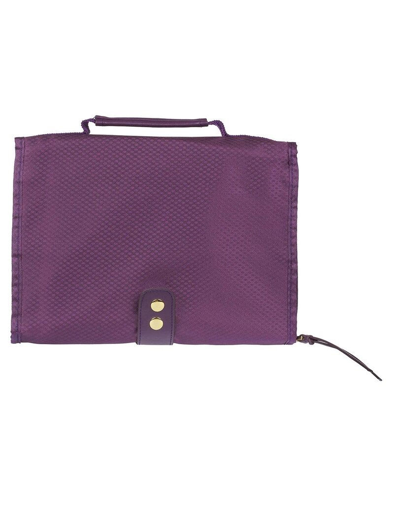 Grace Purple Tri-fold Organizer Bible Cover
