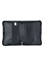 Walk by Faith Black and Gray Faux Leather Classic Bible Cover - 2 Corinthians 5:7