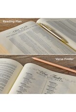 Blush Bouquet Faux Leather Hardcover Large Print King James Version Note-taking Bible