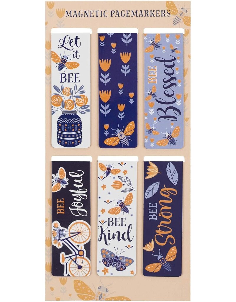 Let It Bee Magnetic Bookmark Set