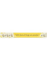 All Things are Possible Yellow Magnetic Strip - Matthew 19:26