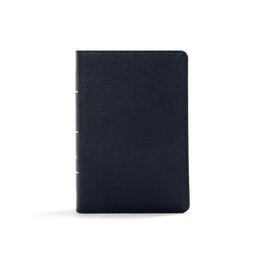 Large Print Compact Reference Bible Black Leathertouch