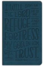 Holy Bible: Thinline Youth Edition, Teal Leathersoft, Red Letter, Comfort Print: KJV (Verse Art Cover Collection)