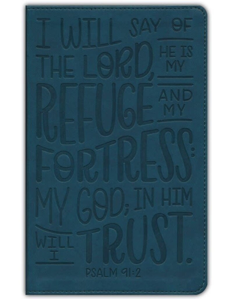 Holy Bible: Thinline Youth Edition, Teal Leathersoft, Red Letter, Comfort Print: KJV (Verse Art Cover Collection)