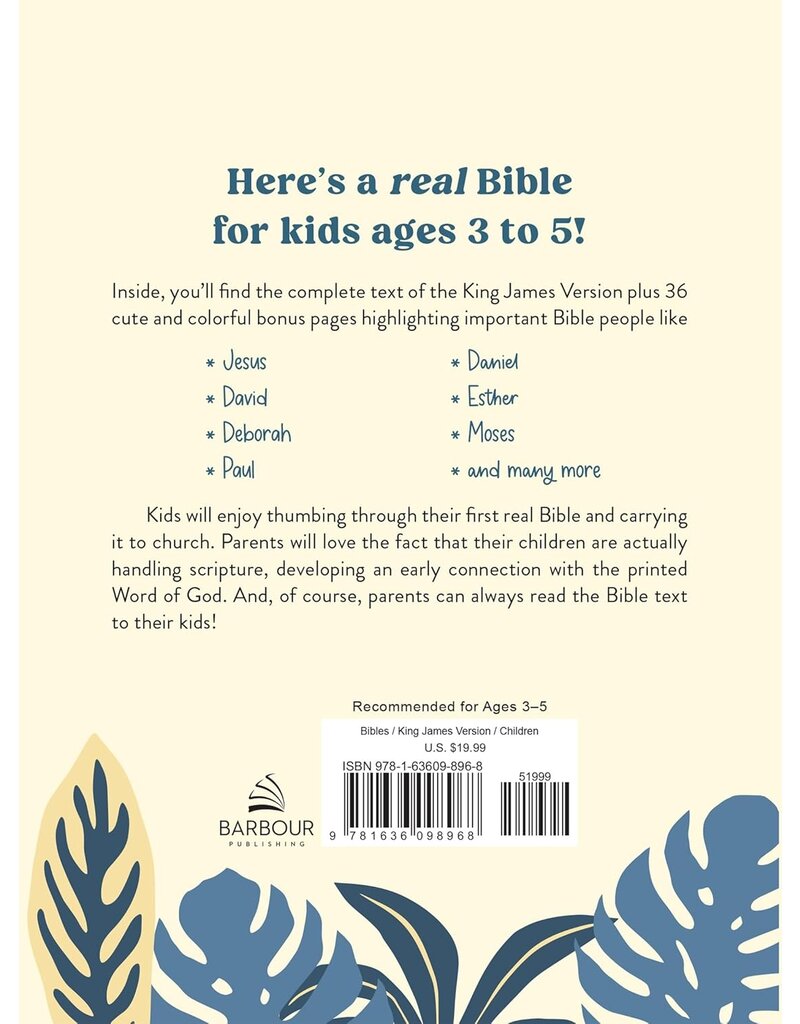 My First Real Bible (Boys' Cover): King James Version