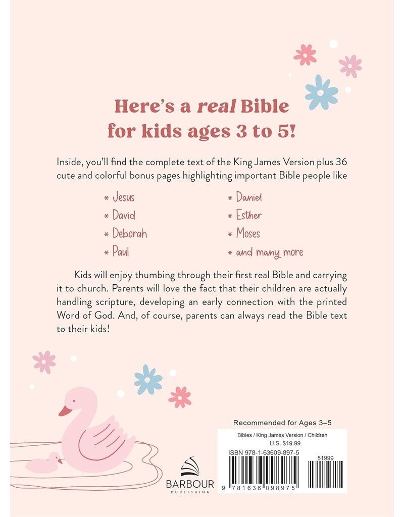 My First Real Bible (Girls' Cover): King James Version