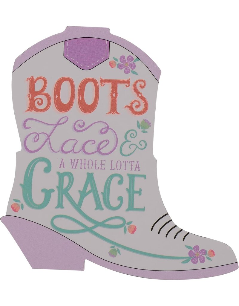 Boots Lace & A Whole Lotta Grace Magnet