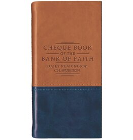 Cheque Book of the Bank of Faith Tan/Blue