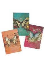 Hope Grace and Be Still Secret Garden Butterfly Notebook Set