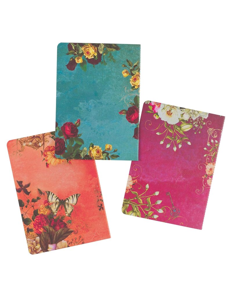 Hope Grace and Be Still Secret Garden Butterfly Notebook Set