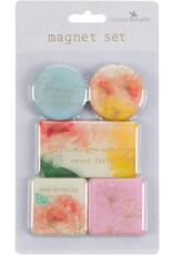 Watercolor Pastel Meadow Assorted Magnet Set