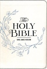 Pearlized White Large Print Compact King James Version Bible