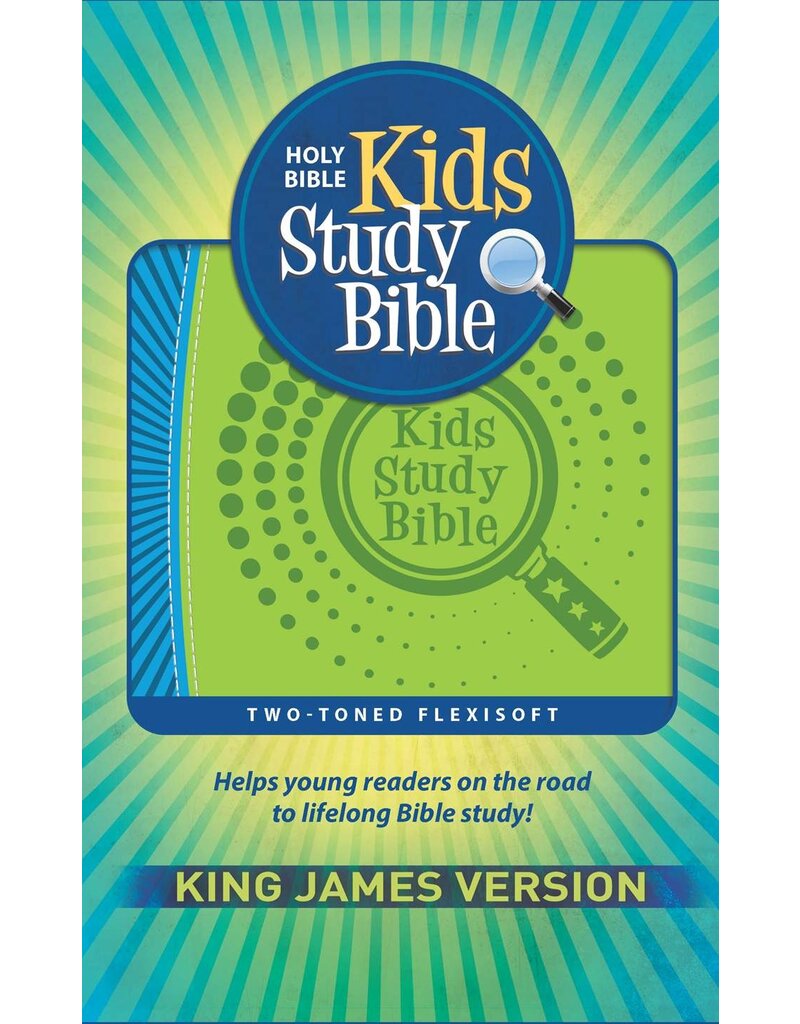 Kids Study Bible Flexisoft Green/Blue