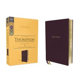 Kjv, Thompson Chain-Reference Bible, Handy Size, Leathersoft, Burgundy, Red Letter, Comfort Print