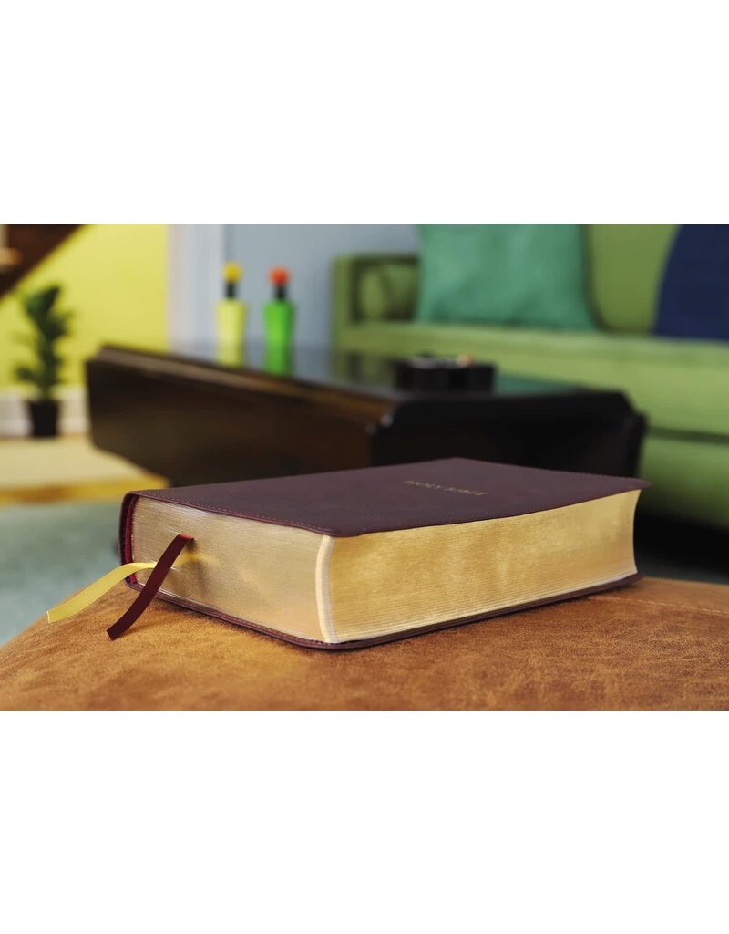Kjv, Thompson Chain-Reference Bible, Handy Size, Leathersoft, Burgundy, Red Letter, Comfort Print