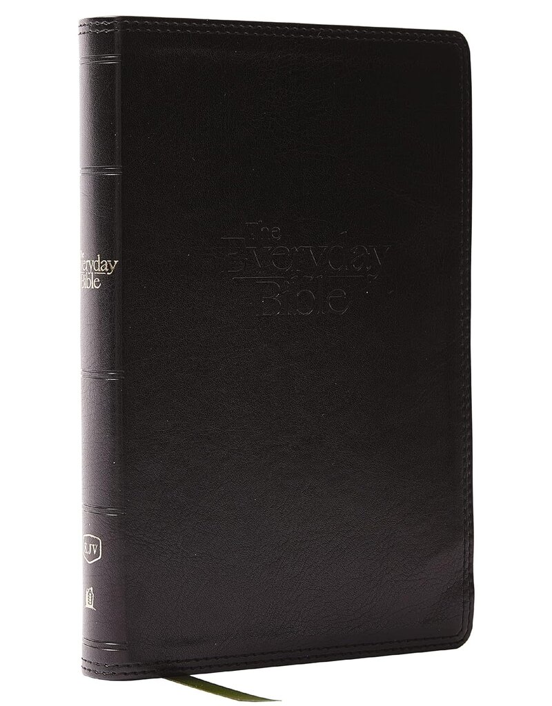 The Everyday Bible, Black Leathersoft, Red Letter, Comfort Print: 365 Daily Readings Through the Whole Bible KJV