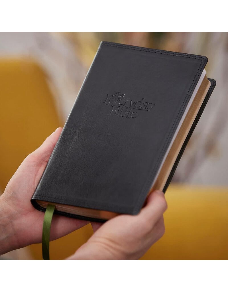 The Everyday Bible, Black Leathersoft, Red Letter, Comfort Print: 365 Daily Readings Through the Whole Bible KJV