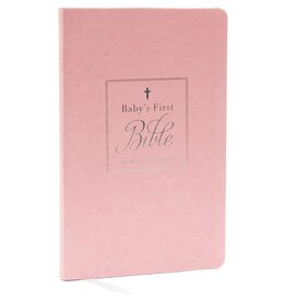Baby's First New Testament, Leathersoft, Pink, Red Letter, Comfort Print: Holy Bible, King James Version