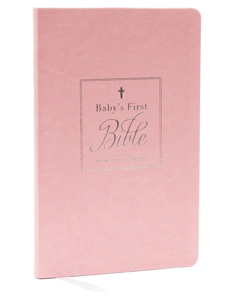 Baby's First New Testament, Leathersoft, Pink, Red Letter, Comfort Print: Holy Bible, King James Version