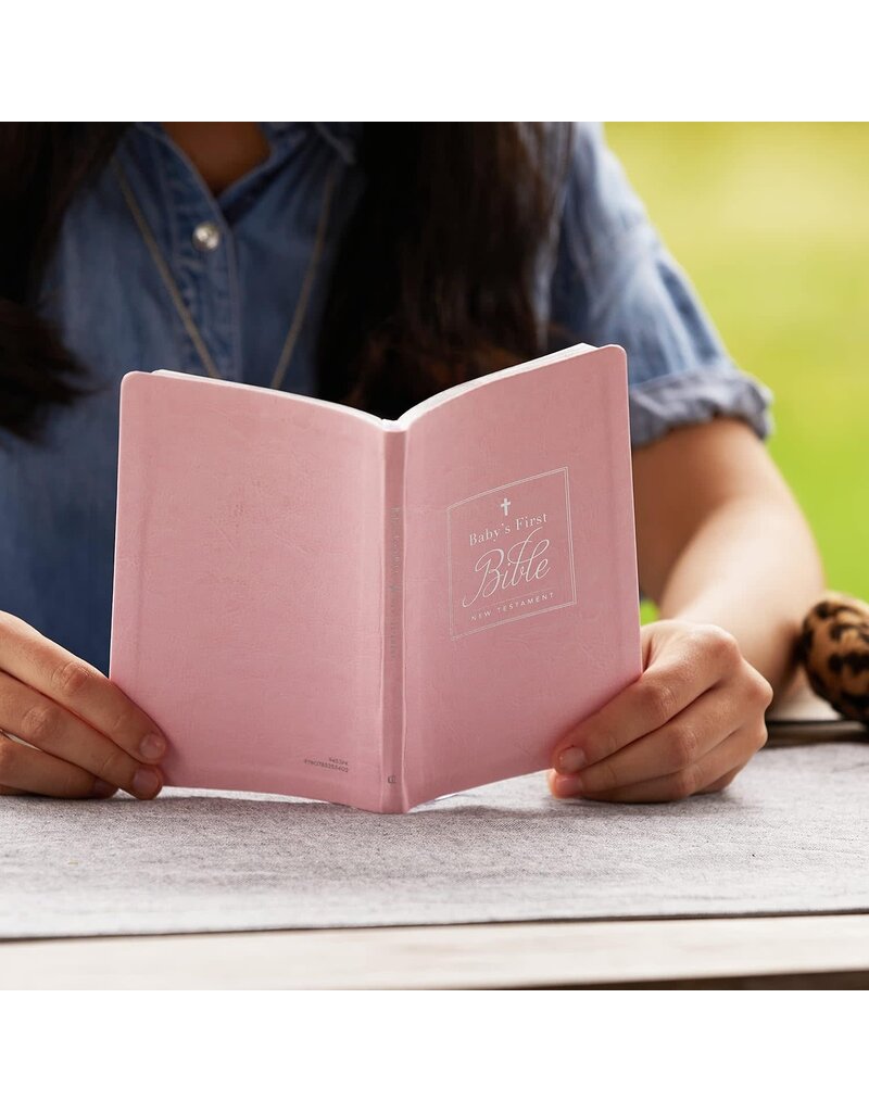 Baby's First New Testament, Leathersoft, Pink, Red Letter, Comfort Print: Holy Bible, King James Version