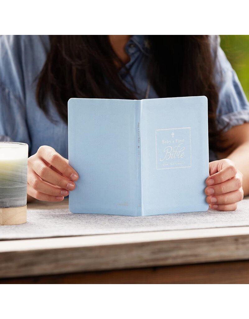 Baby's First New Testament, Leathersoft, Blue, Red Letter, Comfort Print: Holy Bible, King James Version
