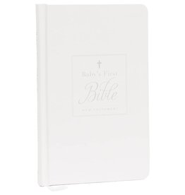 Baby's First New Testament, Hardcover, White, Red Letter, Comfort Print: Holy Bible, KJV