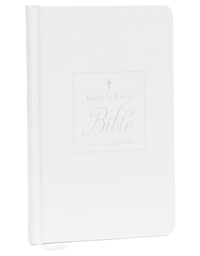 Baby's First New Testament, Hardcover, White, Red Letter, Comfort Print: Holy Bible, KJV