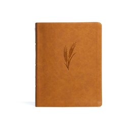 KJV Notetaking Bible, Large Print Edition, Camel Leathertouch