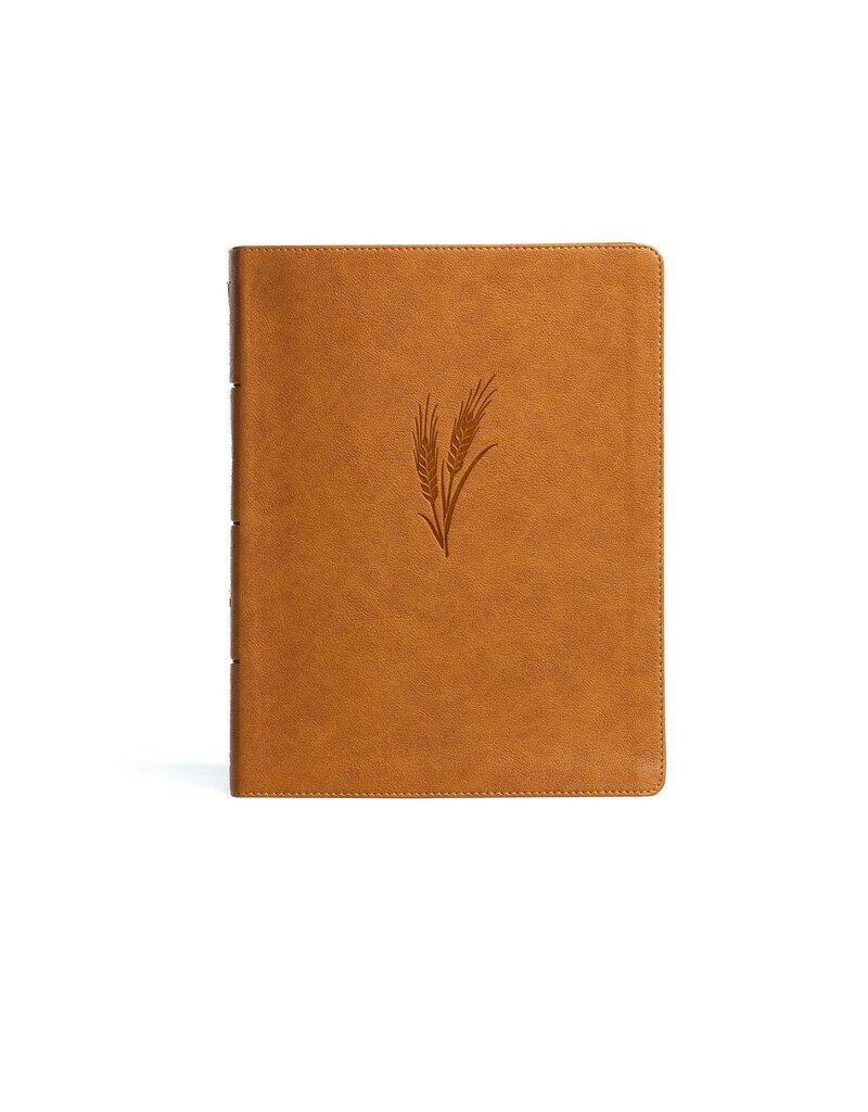 KJV Notetaking Bible, Large Print Edition, Camel Leathertouch