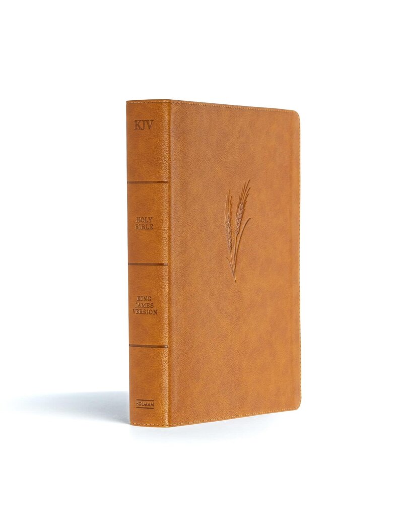 KJV Notetaking Bible, Large Print Edition, Camel Leathertouch