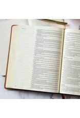 KJV Notetaking Bible, Large Print Edition, Camel Leathertouch