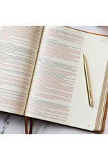 KJV Notetaking Bible, Large Print Edition, Camel Leathertouch
