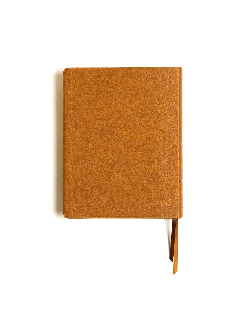 KJV Notetaking Bible, Large Print Edition, Camel Leathertouch