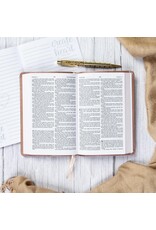 KJV Personal-Size Bible--soft leather-look, Rose Gold