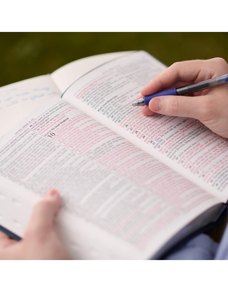 Lavender Floral Faux Leather Giant Print Full-size King James Version Bible with Thumb Index