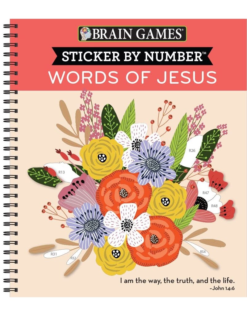Sticker By Number Words of Jesus