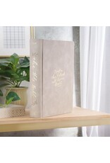 Trust Taupe Faux Leather Large Print King James Version Note-taking Bible - Proverbs 3:5