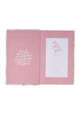 Pink Floral Faux Leather Giant Print Standard-Size King James Version Bible with Thumb Index