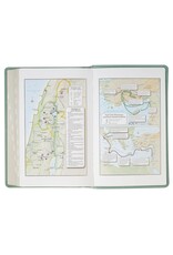 Teal Floral Faux Leather Giant Print Standard-size King James Version Bible with Thumb Index
