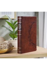 Brown Crown of Thorns Giant Print Full-size King James Version Bible with Thumb Index