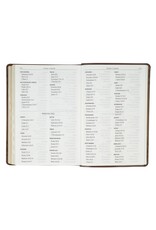 Brown Crown of Thorns Giant Print Full-size King James Version Bible with Thumb Index