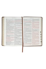 Brown Crown of Thorns Giant Print Full-size King James Version Bible with Thumb Index